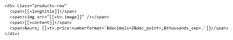 getResources prodRow example