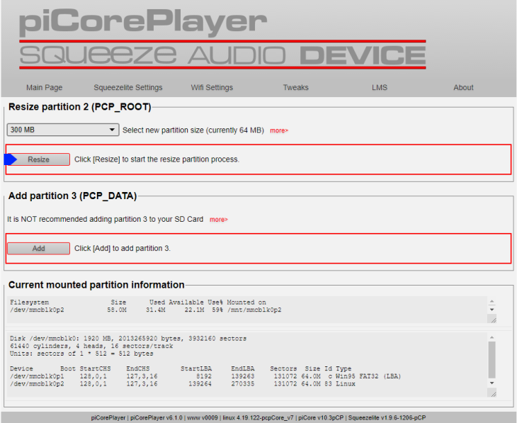 Resize File System